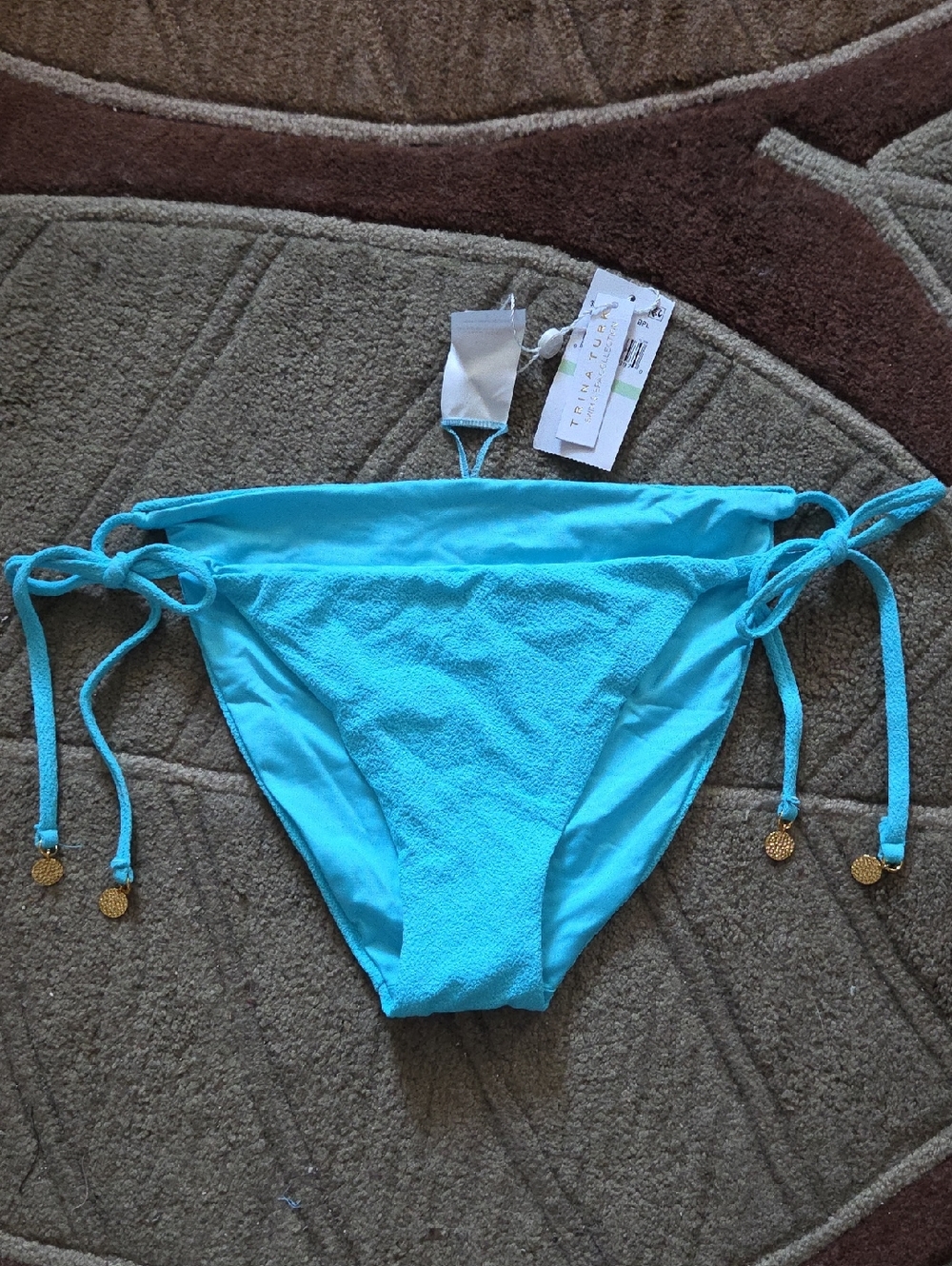 Trina Turk Bright Turquoise Swimwear Bottom